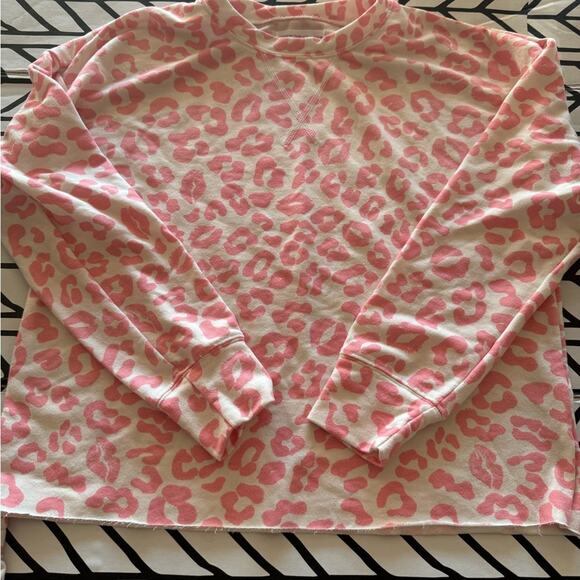 5/$20- Grayson Threads Sleepwear pink leopard print pajama set size medium - Picture 2 of 5
